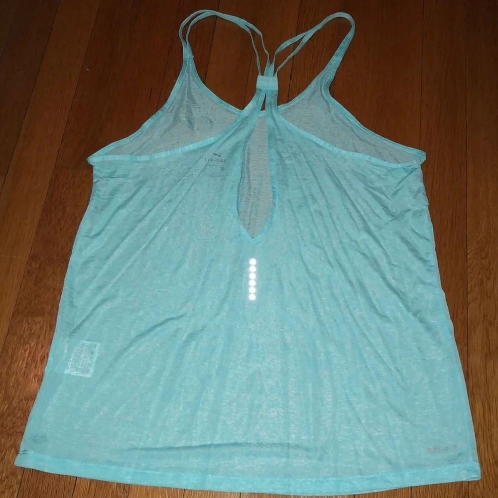 Blue Nike Dri Fit tank top